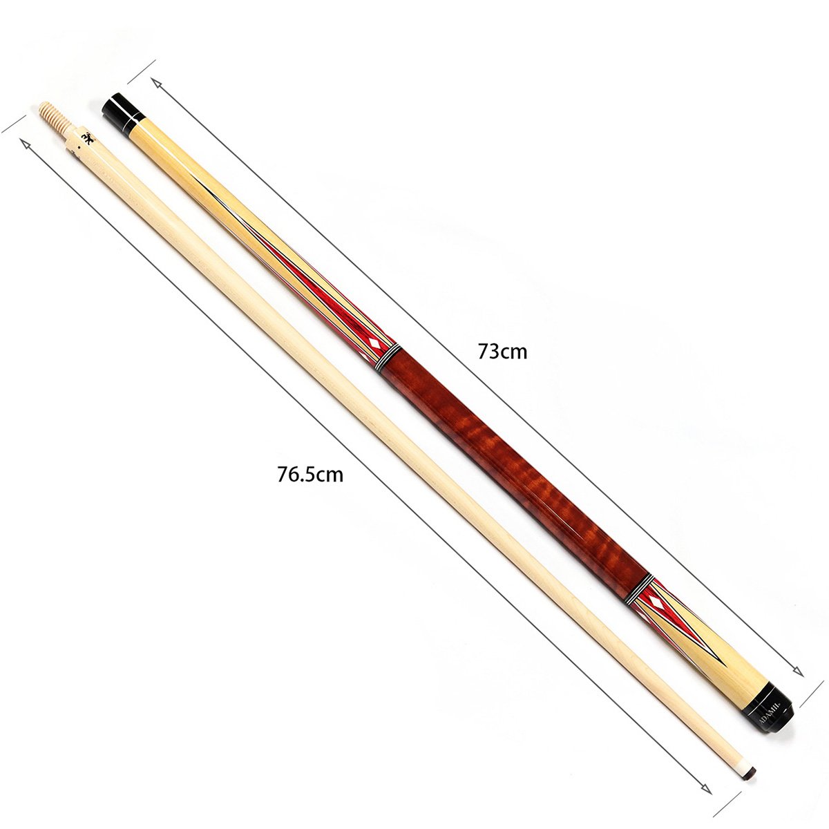 New Fashionable Canadian Maple Billiard Pool Cue 13mm Tip Size with WoodenJoint For Sale