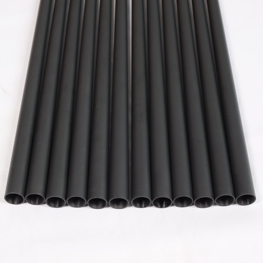 Billiards 1 Piece Carbon Fiber Club Pool Cue Shaft Black Technology Forelimb For Cueing Forearm