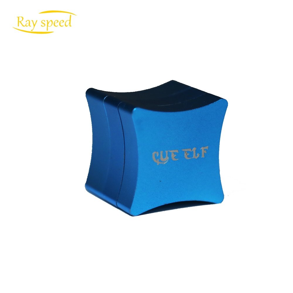 Rayspeed Blue Billiard Chalk Holder High-end Pool Stick Kit Snooker Metal Frosted Multi-Color Chalk Holder Durable Accessories