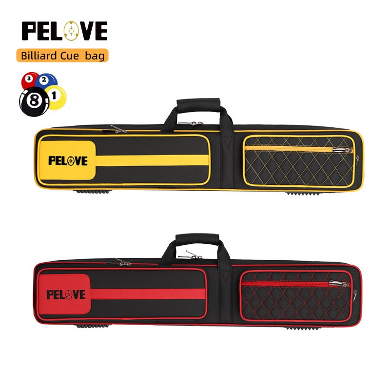 4x4 Pool Cue Case for Snooker Customizable Billiard Carrying Case with Logo Holds 4 Butts and 4 Shafts
