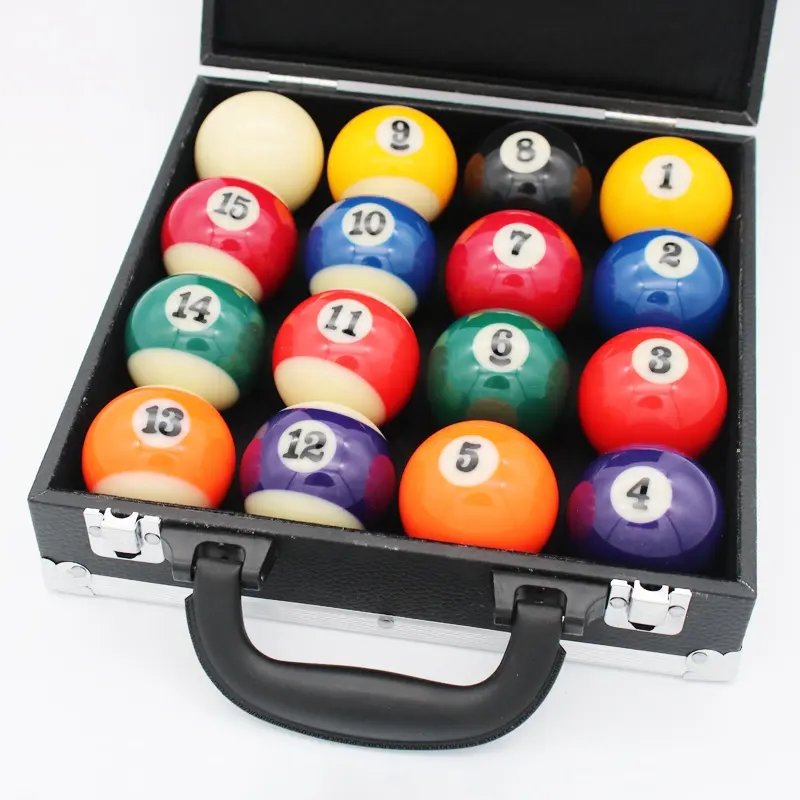 Advanced aluminum leather 22pcs billiard snooker ball case suitcase/box for sale 16pcs pool ball case suit case