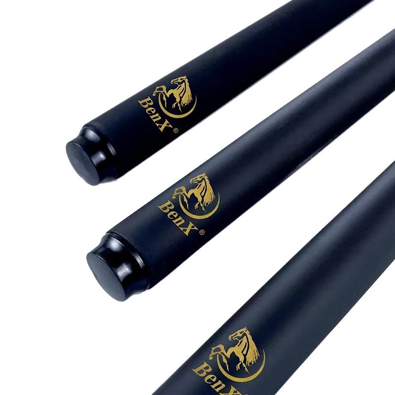 Zhuoying Carbon Fiber Pool Cue Chinese Dragon Decal 9.5mm and 13mm Pointed Punch Cue Professional Pool Cue