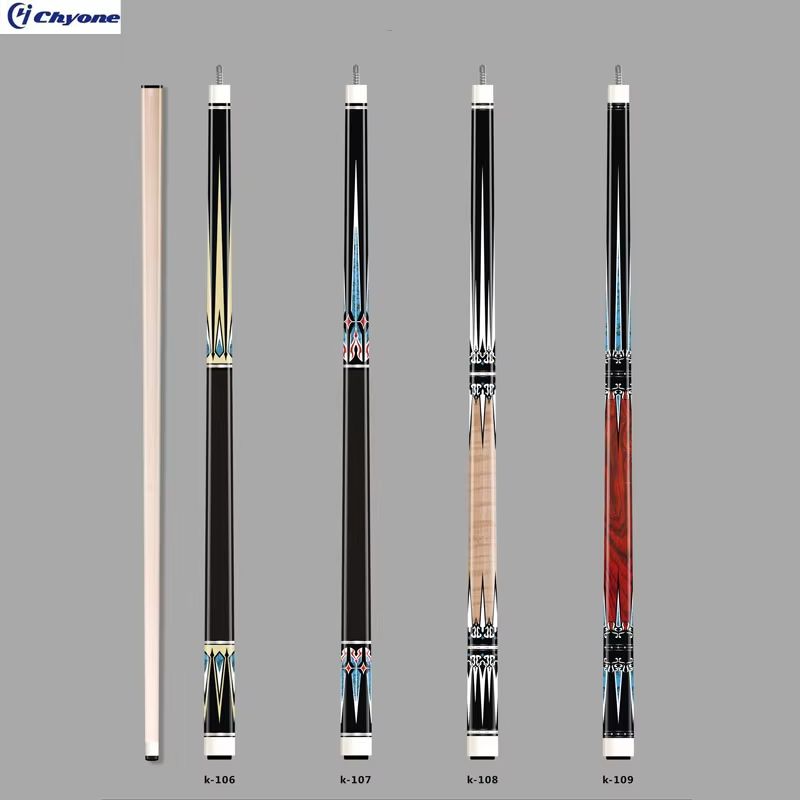 Handmade 1/2 Split Maple Lizard Skin Wrapped 145cm Pool Cue with 13mm Tip
