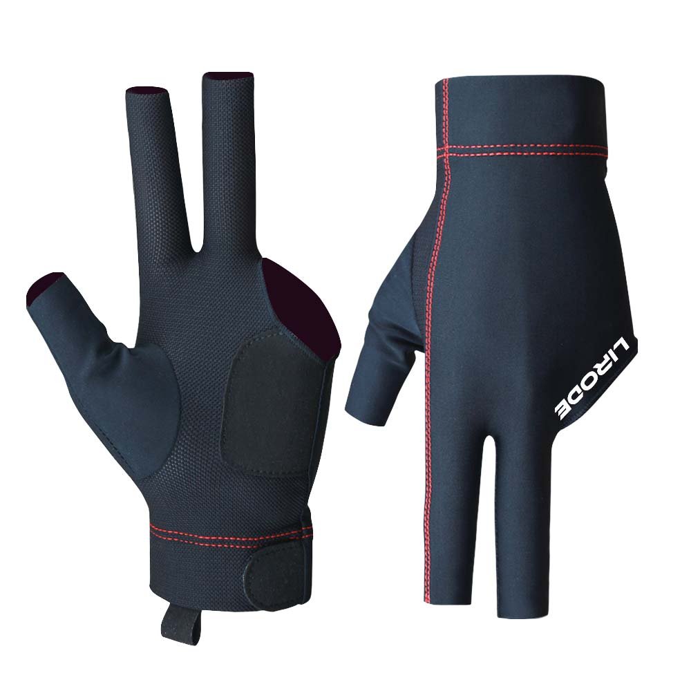 Manufacture Three Fingers billiards comfortable snooker gloves fashion design billiard gloves