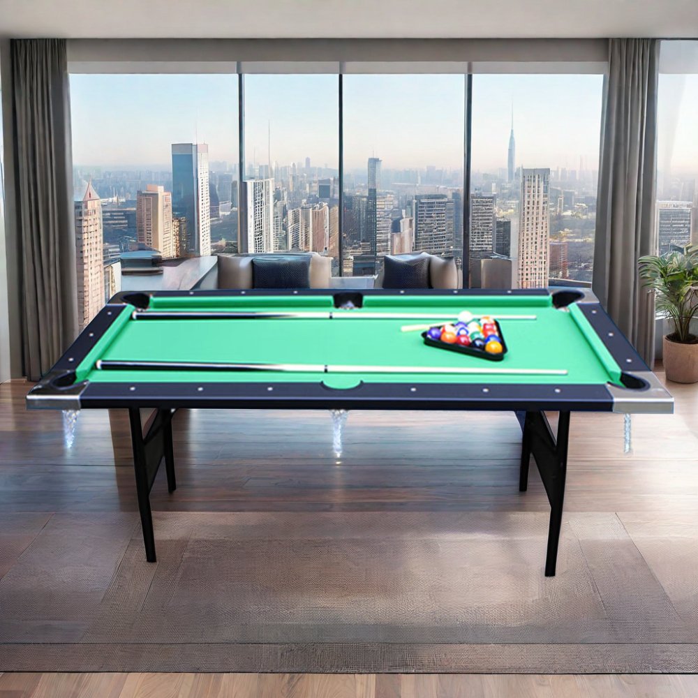 Metal Leg Mini Snooker Pool Table Kids Poool Table Wood Low Price but High Quality Folding Customized Logo Unisex Solid 6ft 7 Ft