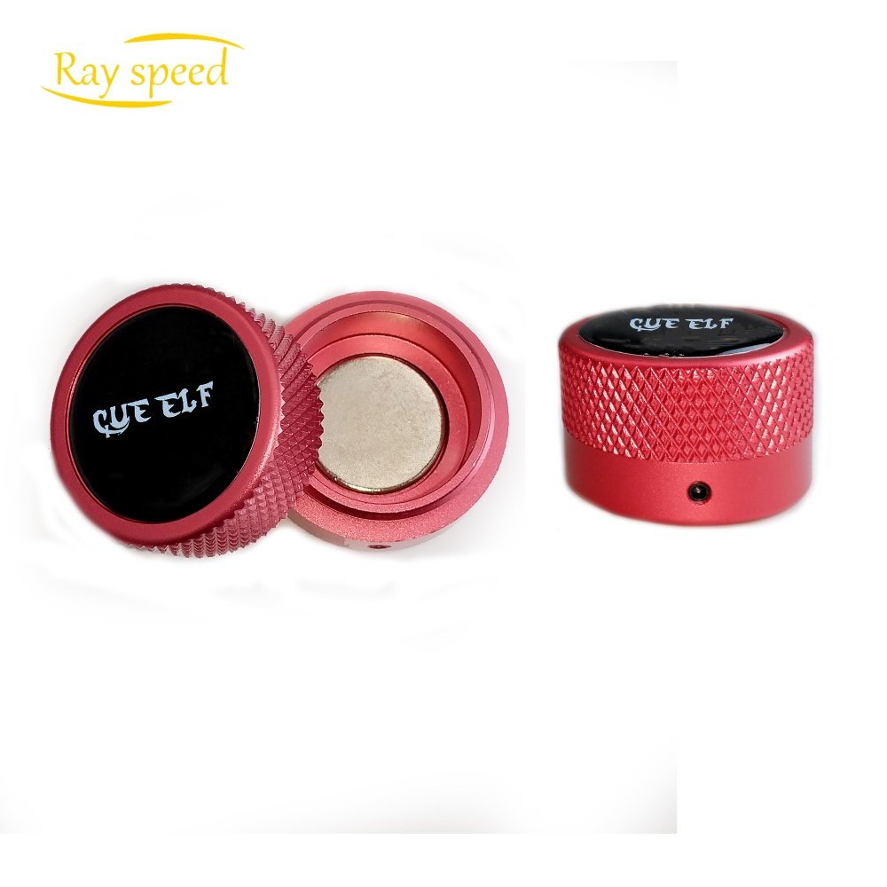 Rayspeed Round Upgrade Pool Cue Chalk Holder-Portable Cue Chalk Holder For Billiard Cue Snooker Accessory Magnetic