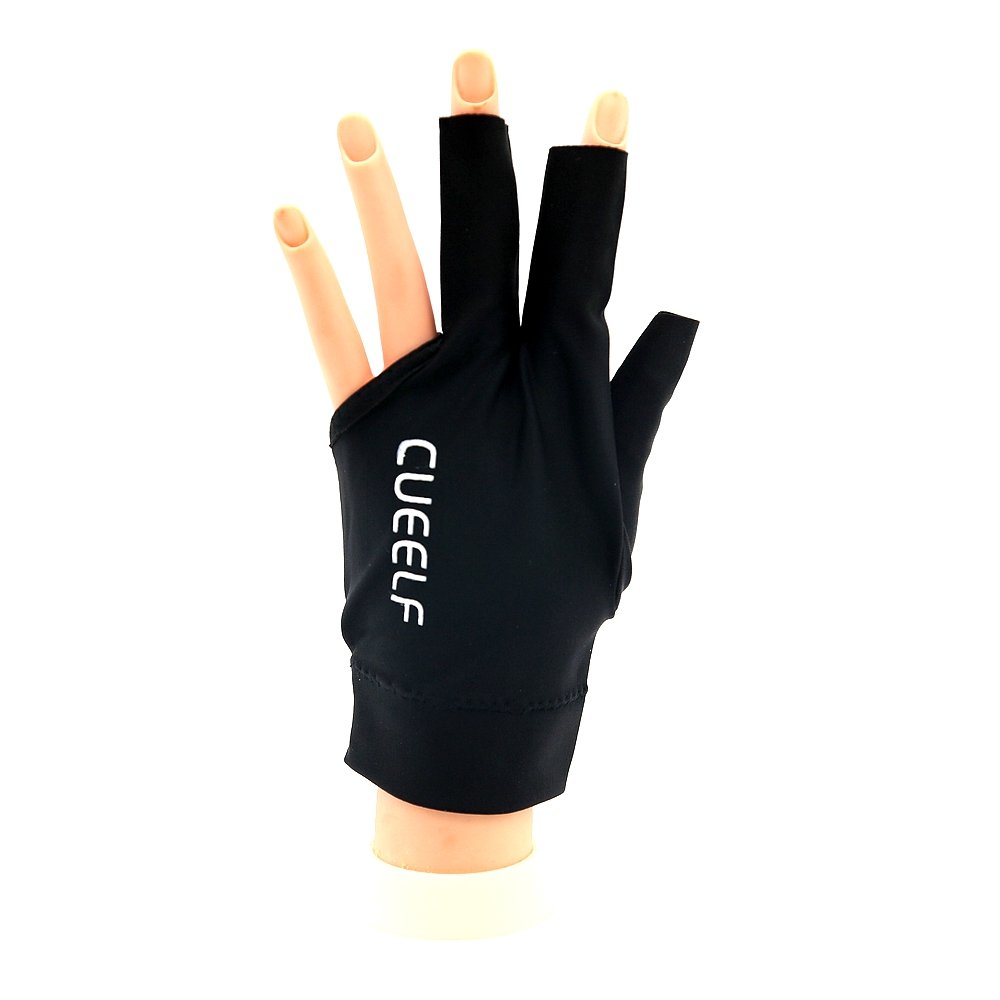 Xmlincos High Qualsty Spandex Training Pool Cue Game Play Shooter Sport Billiard Gloves
