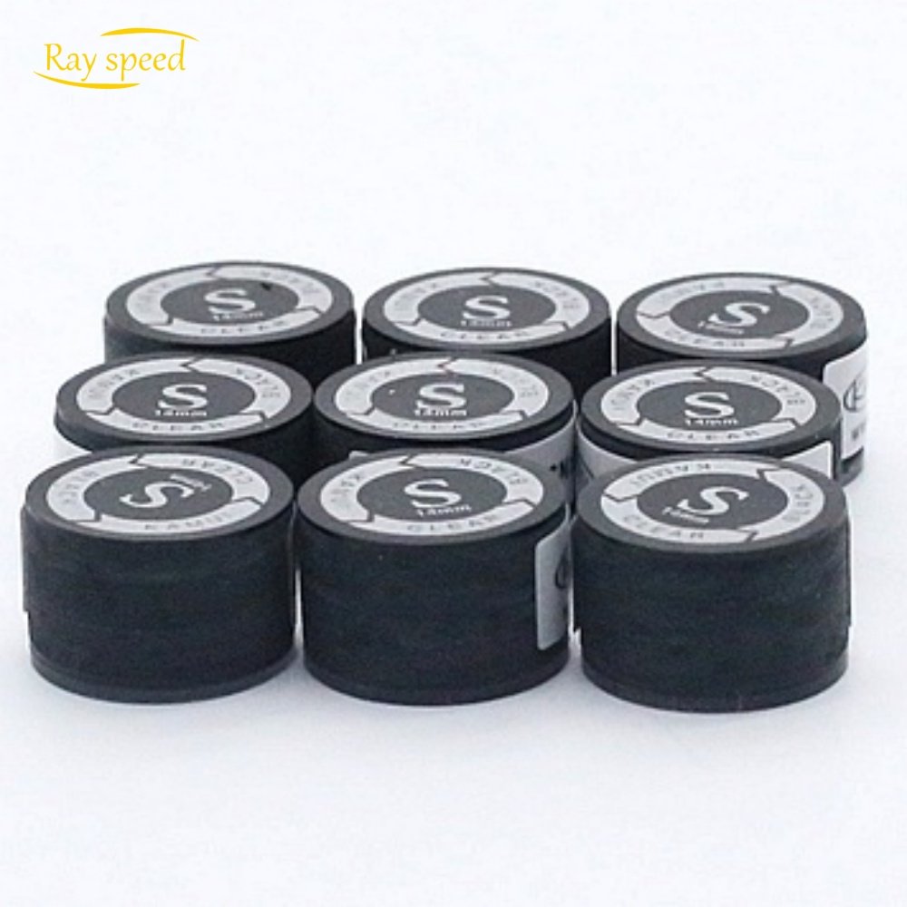 Rayspeed Black 14mm M Kamui Logo Pool Cue Tip Cue Tips Billiard Snooker Accessories Ready for shipment