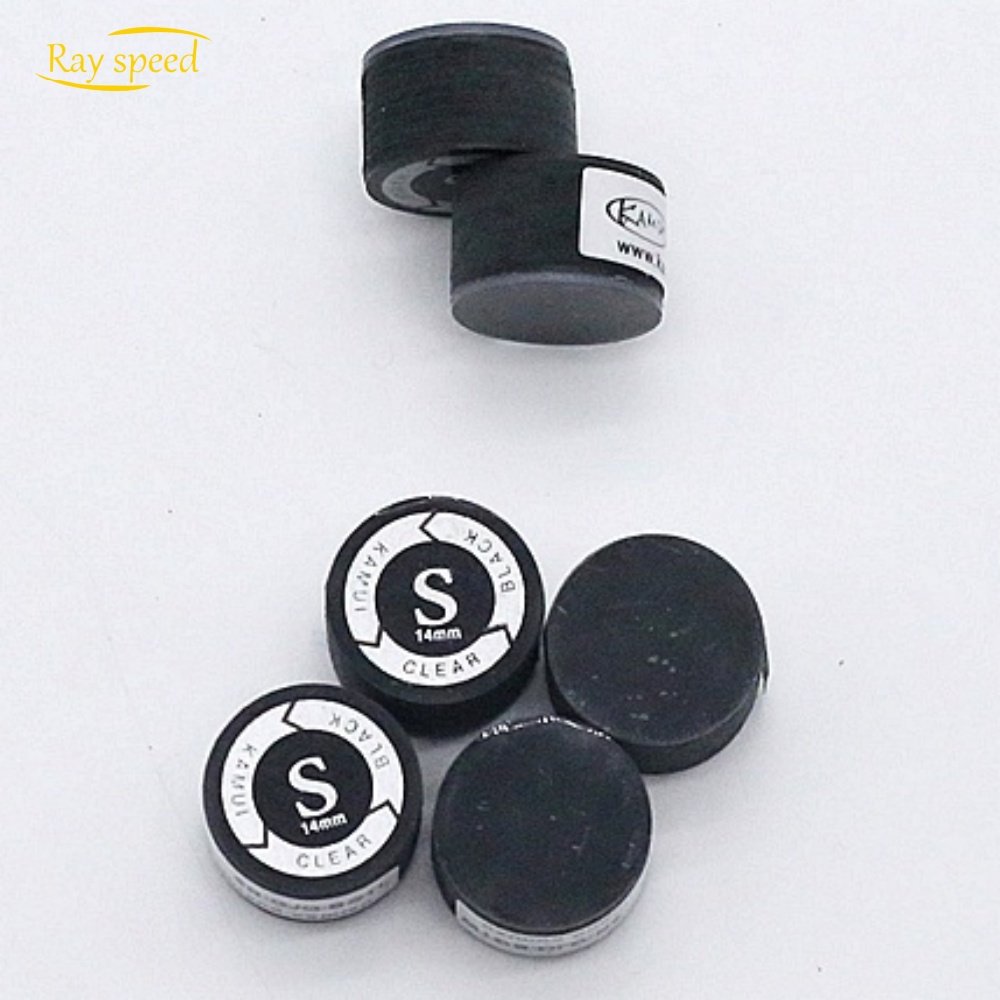 Rayspeed Black 14mm M Kamui Logo Pool Cue Tip Cue Tips Billiard Snooker Accessories Ready for shipment