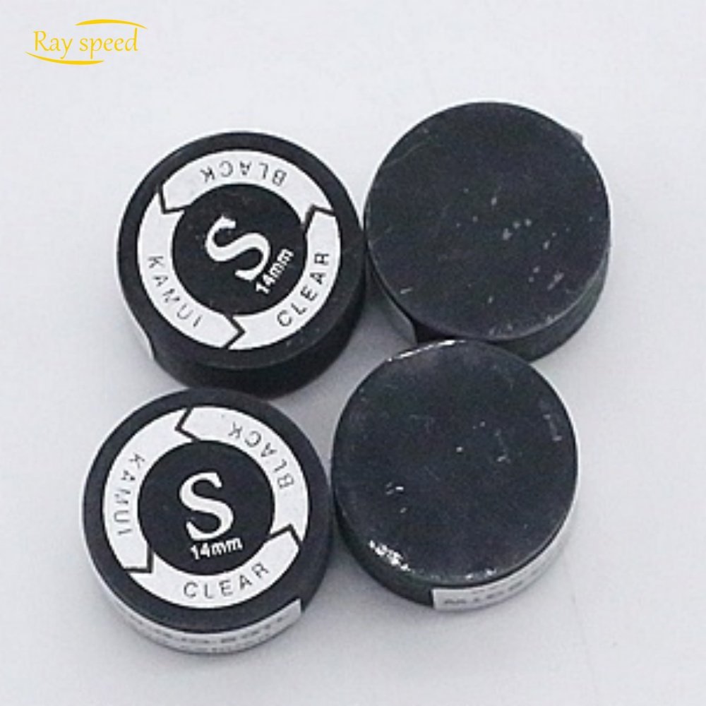 Rayspeed Black 14mm M Kamui Logo Pool Cue Tip Cue Tips Billiard Snooker Accessories Ready for shipment