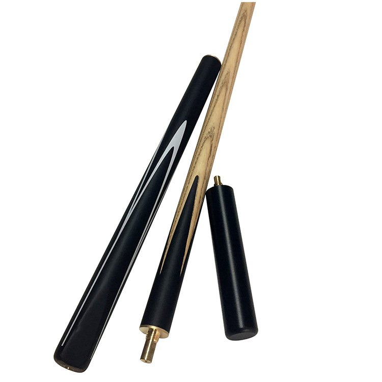 Wholesale 3/4 Cue Ash Wood Snooker Stick with 10mm Tip and Extension Cue for Snooker & Billiard Players