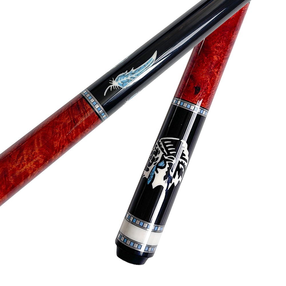 High Quality Pool Cue Billiard Cue Snooker Cue Stick 1/2 Joint Handmade Craft Wood Maple