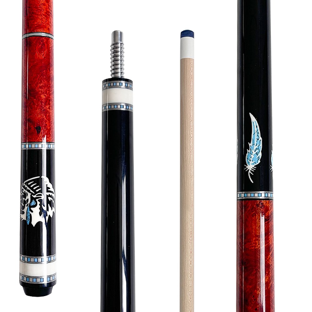 High Quality Pool Cue Billiard Cue Snooker Cue Stick 1/2 Joint Handmade Craft Wood Maple