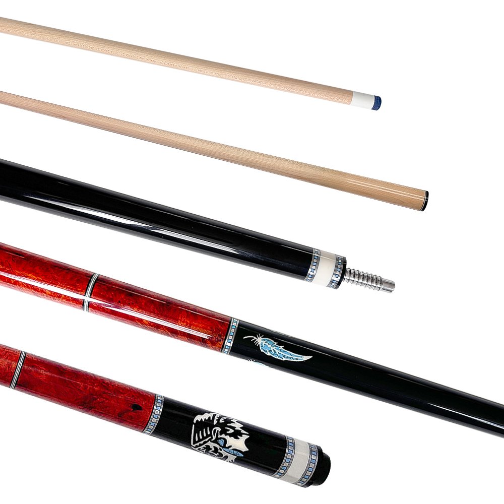 High Quality Pool Cue Billiard Cue Snooker Cue Stick 1/2 Joint Handmade Craft Wood Maple
