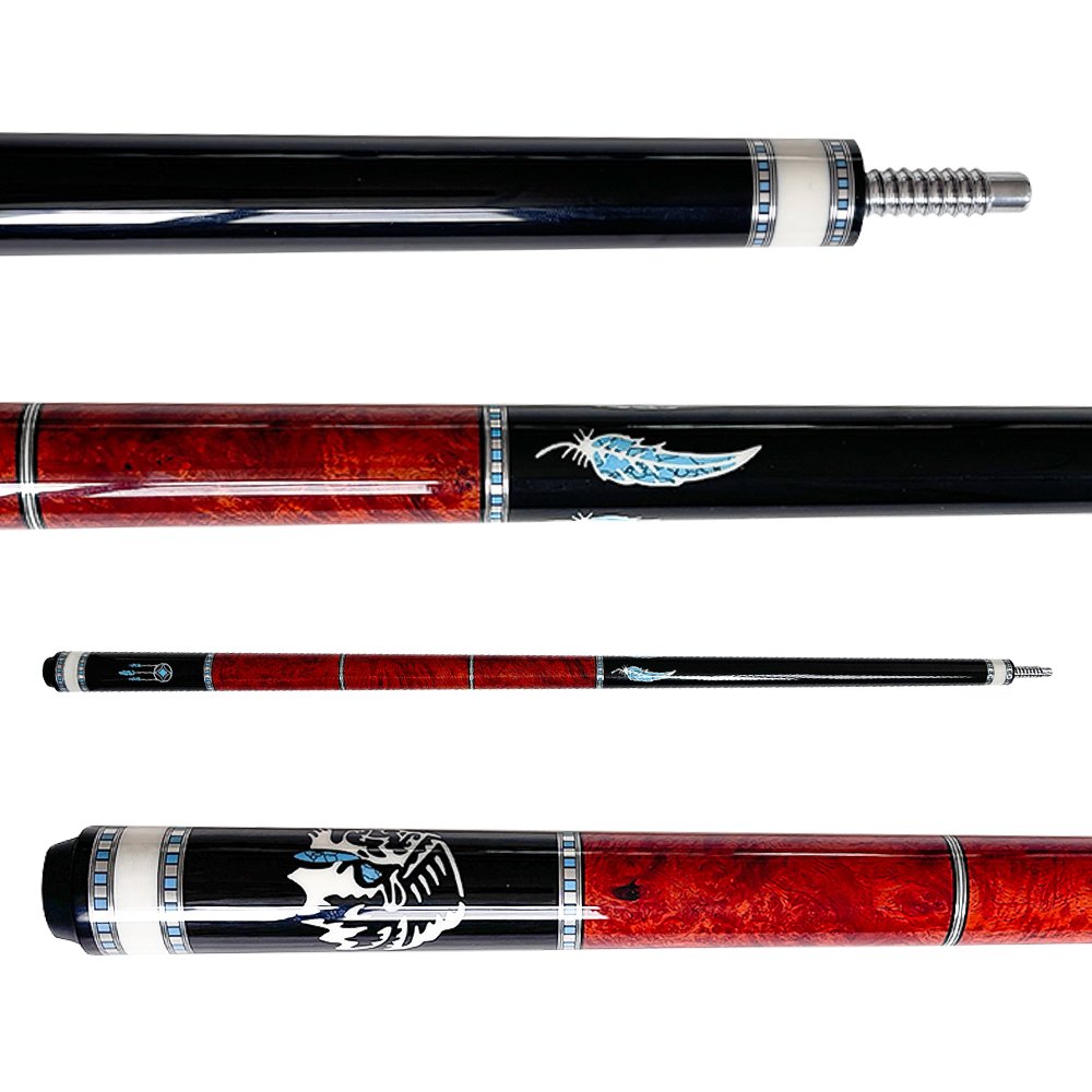 High Quality Pool Cue Billiard Cue Snooker Cue Stick 1/2 Joint Handmade Craft Wood Maple