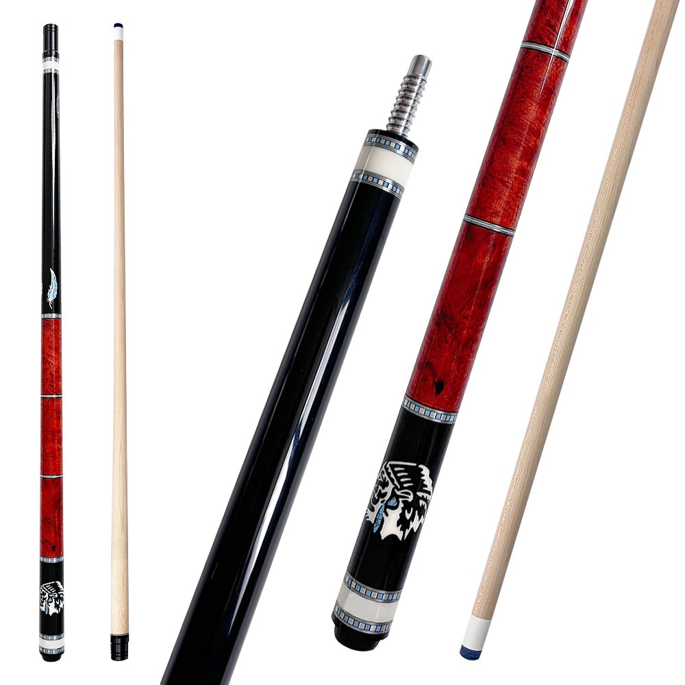 High Quality Pool Cue Billiard Cue Snooker Cue Stick 1/2 Joint Handmade Craft Wood Maple