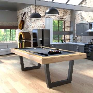 BC-04 Simple Luxury pool table design Slate Cushions and Solid Wood Legs