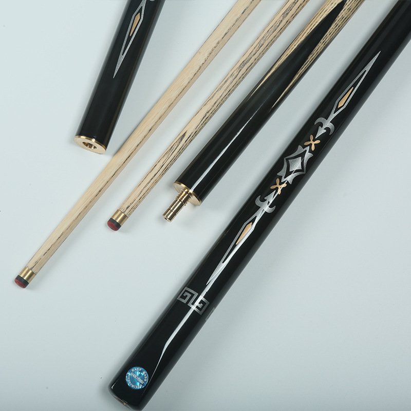 Entry-level household 10mm black eight / nine-ball 3/4 detachable billiard cue