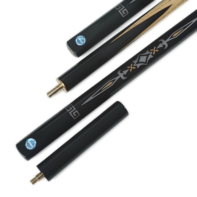 Entry-level household 10mm black eight / nine-ball 3/4 detachable billiard cue