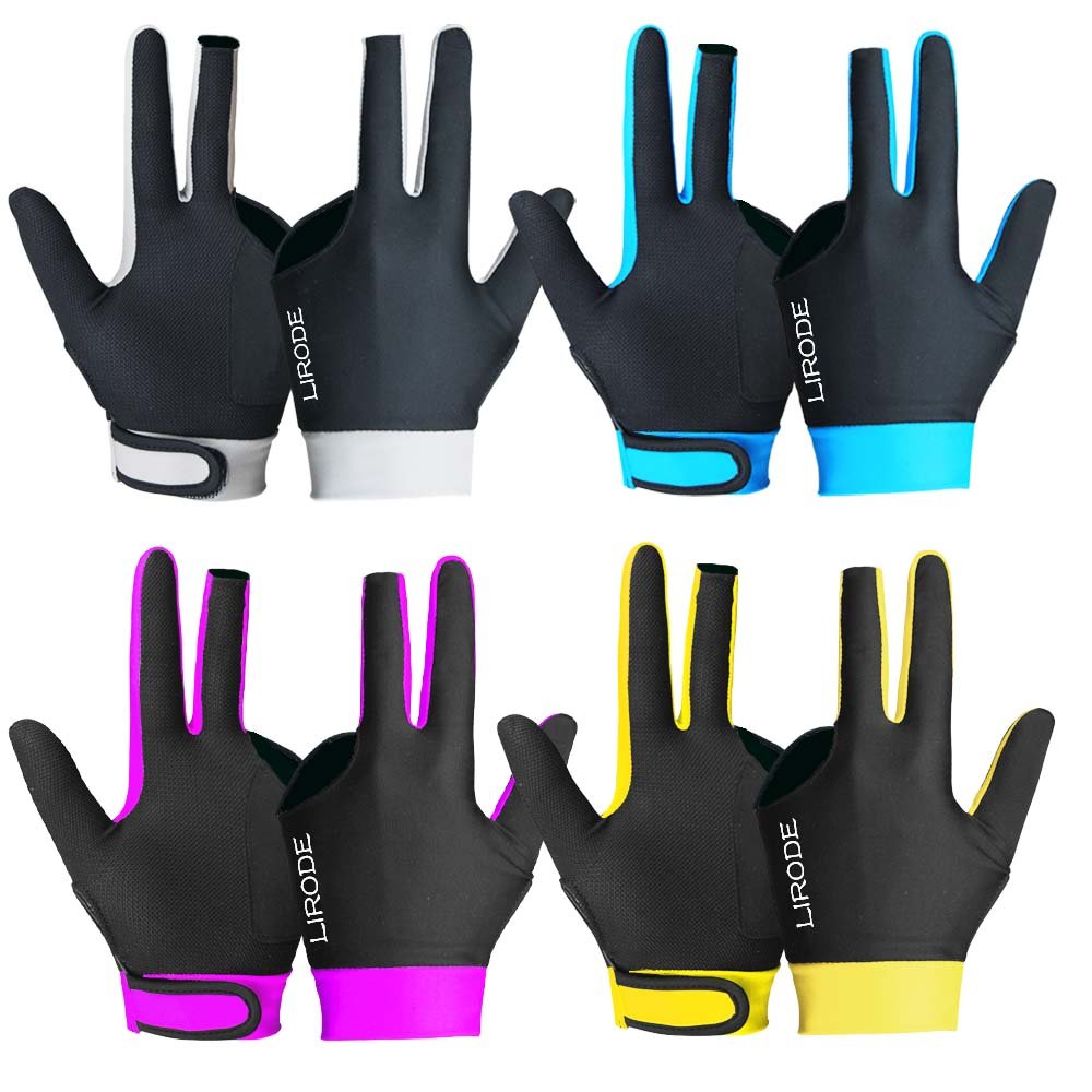 High Quality Breathable 3 Finger Billiard Gloves Snooker Gloves Pool Gloves For Professional Table Player Billiard Accessories