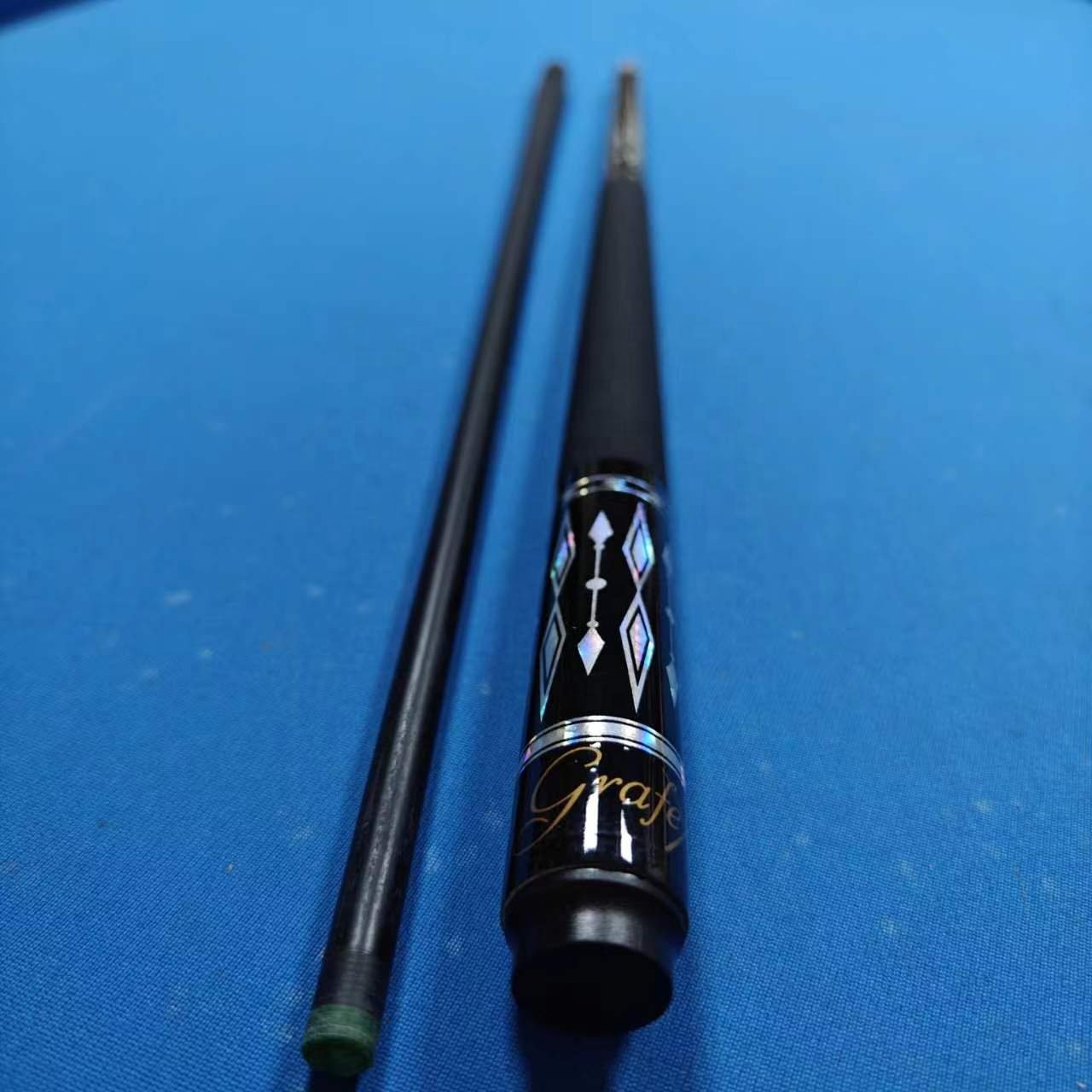 High Quality 11.5mm Carbon fiber glass fiber 1/2 Joint Snooker Billiard Pool Cue with 13mm tip