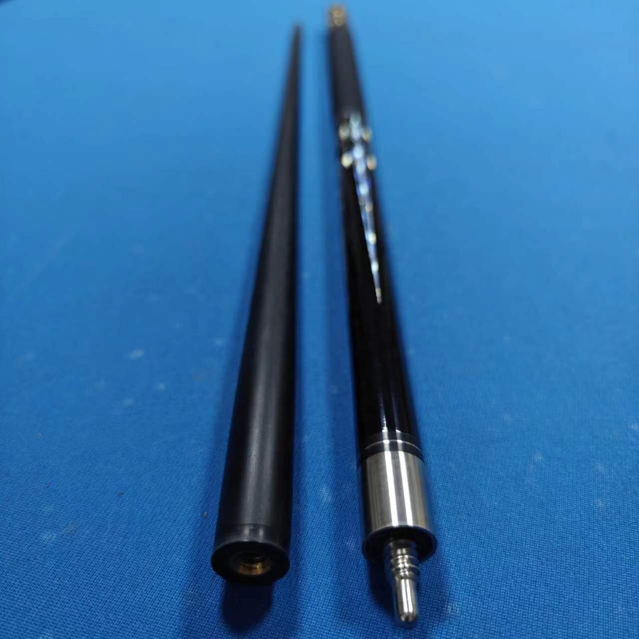 High Quality 11.5mm Carbon fiber glass fiber 1/2 Joint Snooker Billiard Pool Cue with 13mm tip