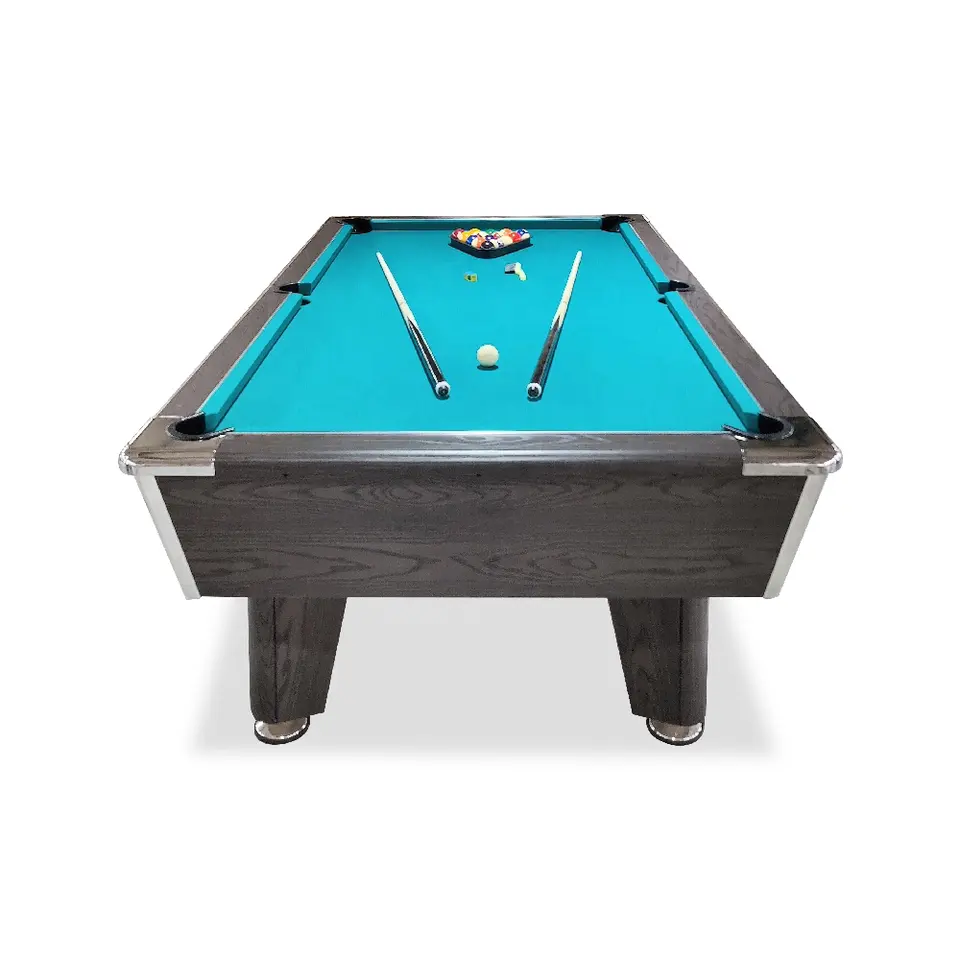 2024 Customized Sizes 7FT & 8FT Coin Operated Pool Table with Automatic Ball Returns Rubber Cushion Rail for Sports Enthusiasts