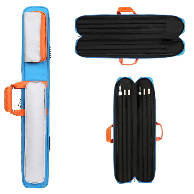 Billiard 1/2 Cue Case Tube Oxford Billiard Pool Cue Bag 2B4S Billiard Cue Case For 2 Pieces