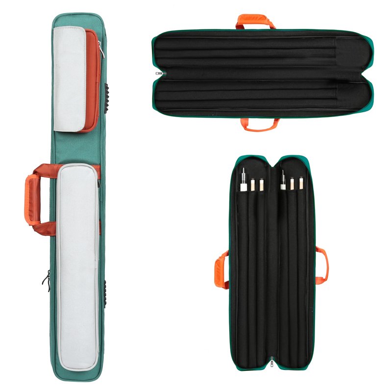 Billiard 1/2 Cue Case Tube Oxford Billiard Pool Cue Bag 2B4S Billiard Cue Case For 2 Pieces