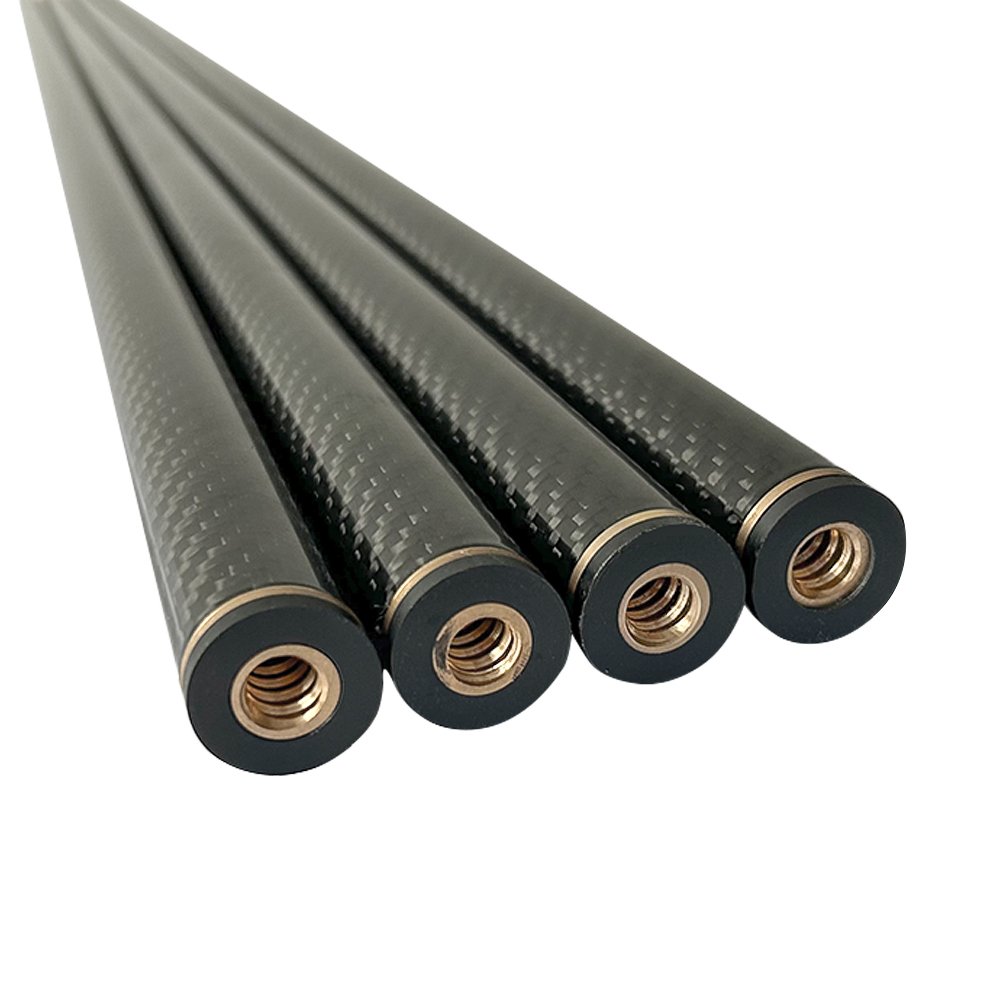 Carbon Fiber Snooker Cue Sticks in 12mm High Quality Pool Cues 1/2 Split Billiards Cue Shaft Wholesale