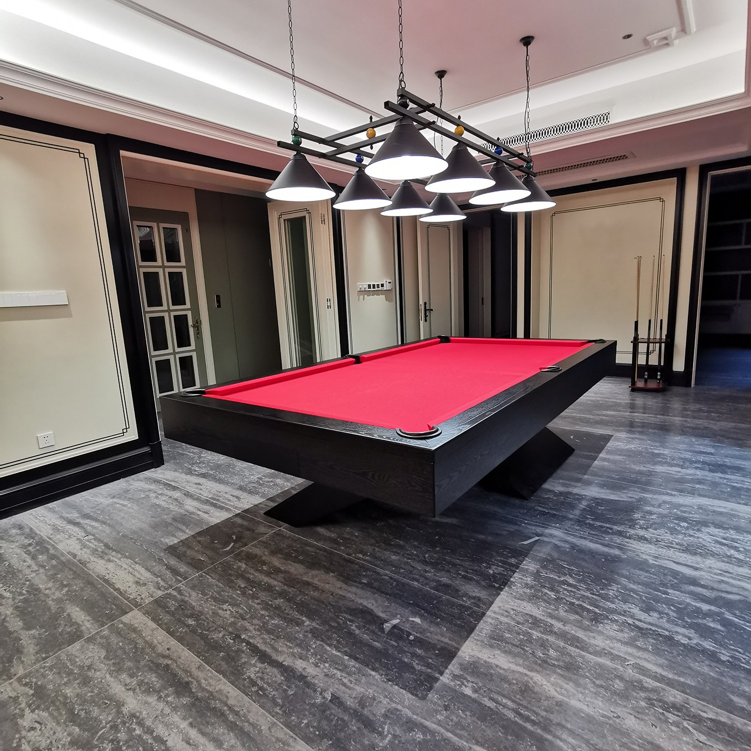 2024 Custom Various Styles Indoor Outdoor High Quality Slate Bed 7ft/8ft/9ft Modern Luxury Billiards Table Pool Table For Sale