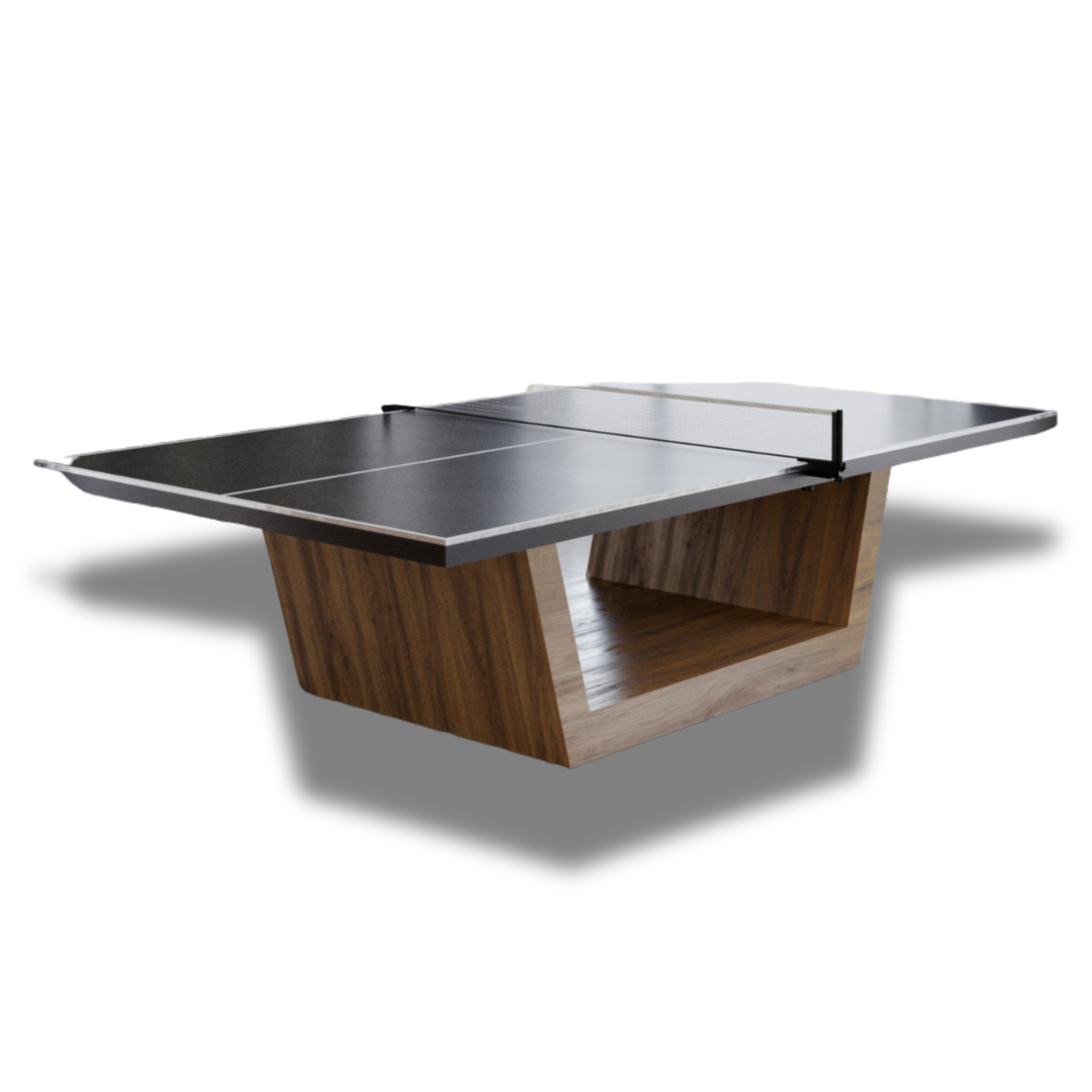 Lenwave Professional Indoor Table Tennis Table HDF with Quick Clamp Net Strong Wood Post Set MDF Cushion Material Pool Sports