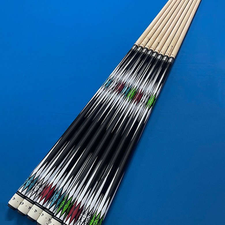 Black Ball Peri American Pool Master Snooker Billiard Cue Shafts Sticks Pool 8mm 9mm 10mm Set 1 Piece Aluminum Alloy TX Ash Wood
