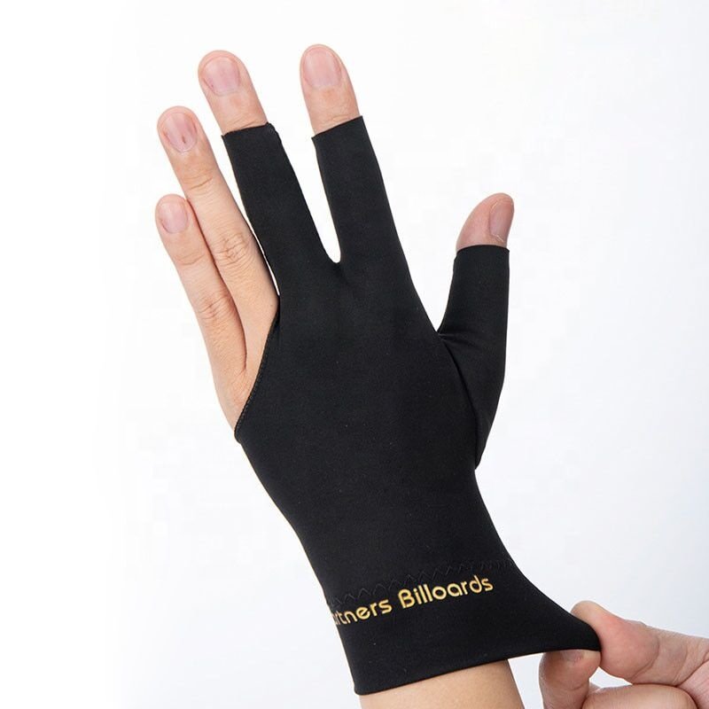 2023 New Wholesale Promotion Price Snooker & Billiard Table Game 3 Open Finger Gloves for Sale
