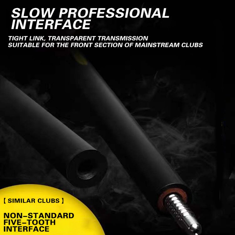 Specially Designed Carbon Fiber Pool Snooker & Billiard Cue for Chinese Eight Ball Featuring Attractive Carbon Plate Pattern