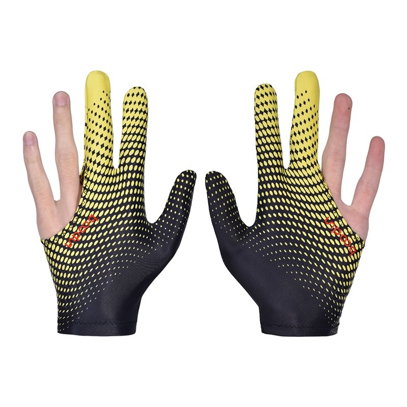 HBG 1153 Breathable Anti slip Three Finger Billiard Gloves Wholesale Shipping Quick Snooker Gloves 2 pair