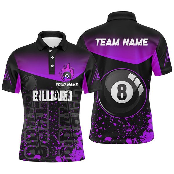 Billiard Player 3d Print Shirt Billiard Team Shirts For Men Pool Table Tournament Snooker Polo Shirts Custom Pool Men Jerseys