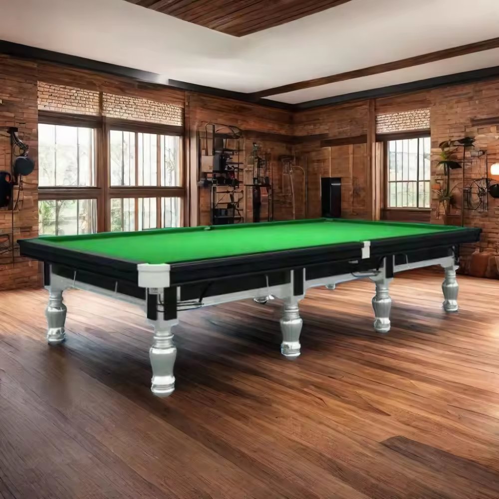 Naipni Customize Turnament Standard Professional 12ft table snooker with Leather Pockets