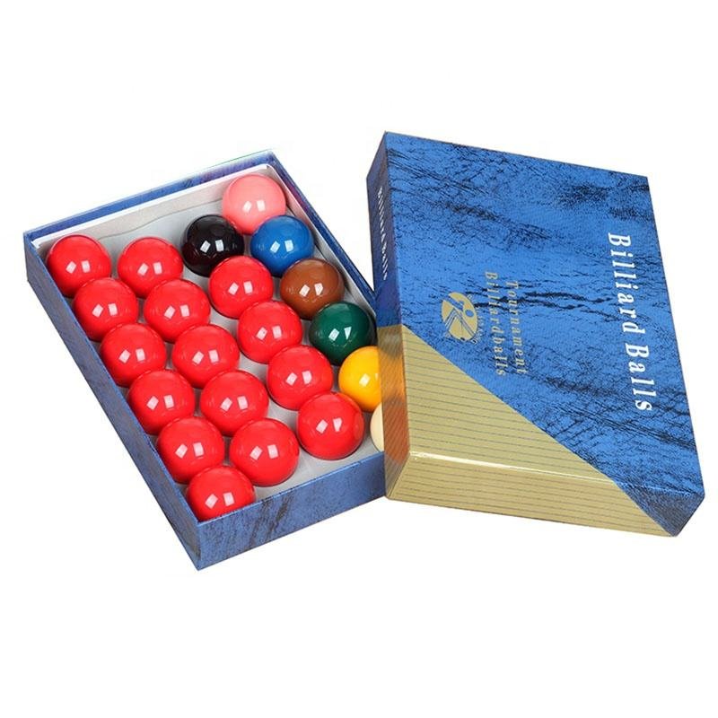 Xikuno high quality 3A grade resin 52mm billiard snooker balls 22pcs/box for sale