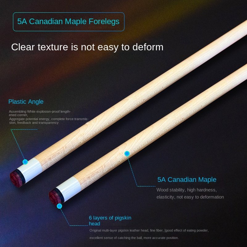 Hot Selling Factory Hand Made Snooker Cue TG020 With Cue Case Cue Tip 10mm