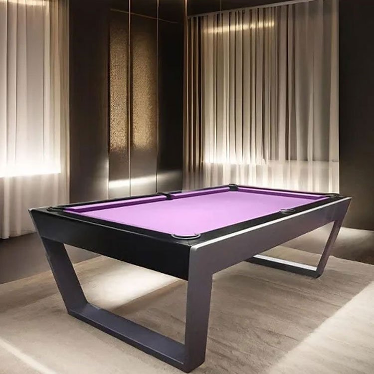 Hot Sale Cushioned Rails Pool Billiard Table Long-lasting & Easy to Clean Snooker & Billiard Table