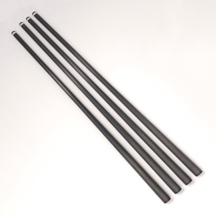 Pro taper low deflection customized logo 29" full carbon fiber cue shaft with Uniloc joint pin for billiard snooker pool cue