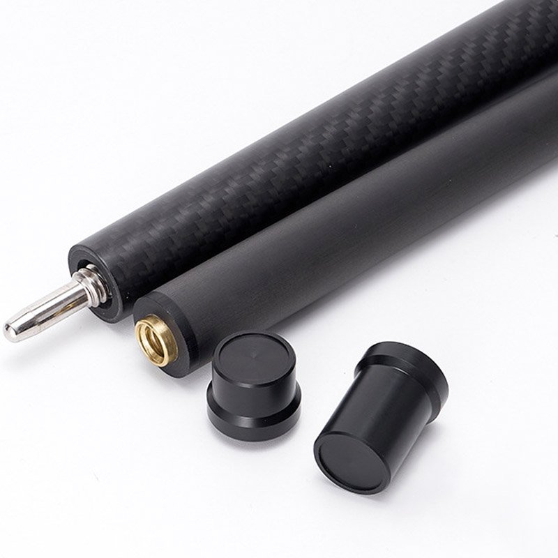 Pro taper low deflection customized logo 29" full carbon fiber cue shaft with Uniloc joint pin for billiard snooker pool cue