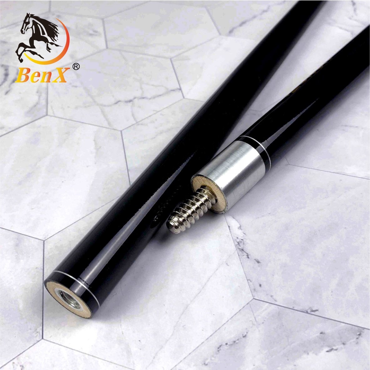 Customized carbon fiber snooker cue 1/2 style pool cue 13mm 2pc billiard cue