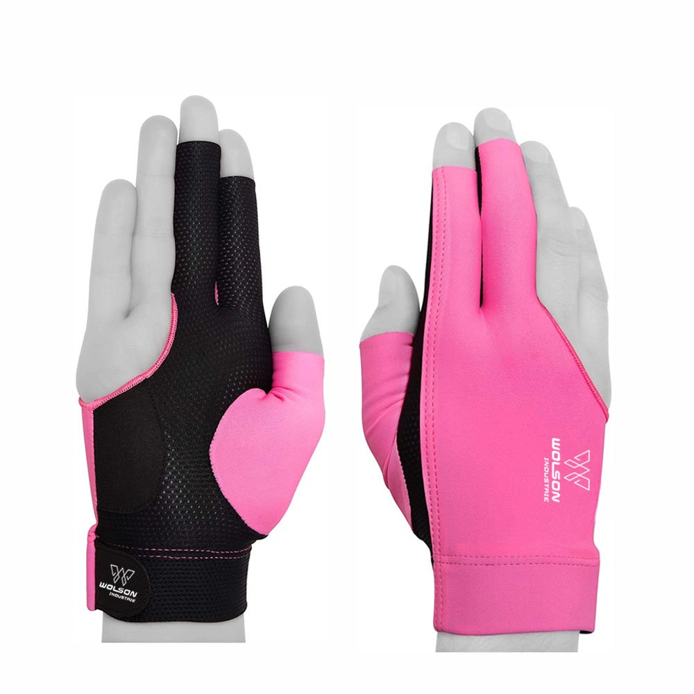 Snooker Cue Gloves ,Pool Gloves ,Non-slip Wear-resistant Breathable Snooker Shooters 3-fingers Open Left Hand Billiard Gloves