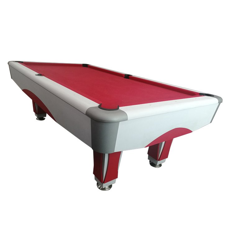 Modern Custom Size Pool Billiard Snooker Table with Solid Wood Legs Leather Plastic MDF Cushions Includes Cue Accessories