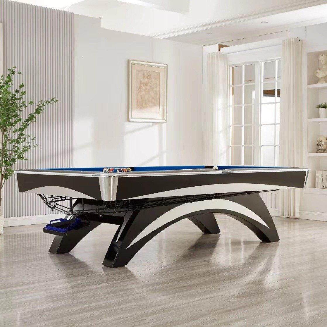 2024 New Design Indoor Sport Game slate 9ft 8ft tournament billiard table popular pool table in Indonesia&Philippines markets