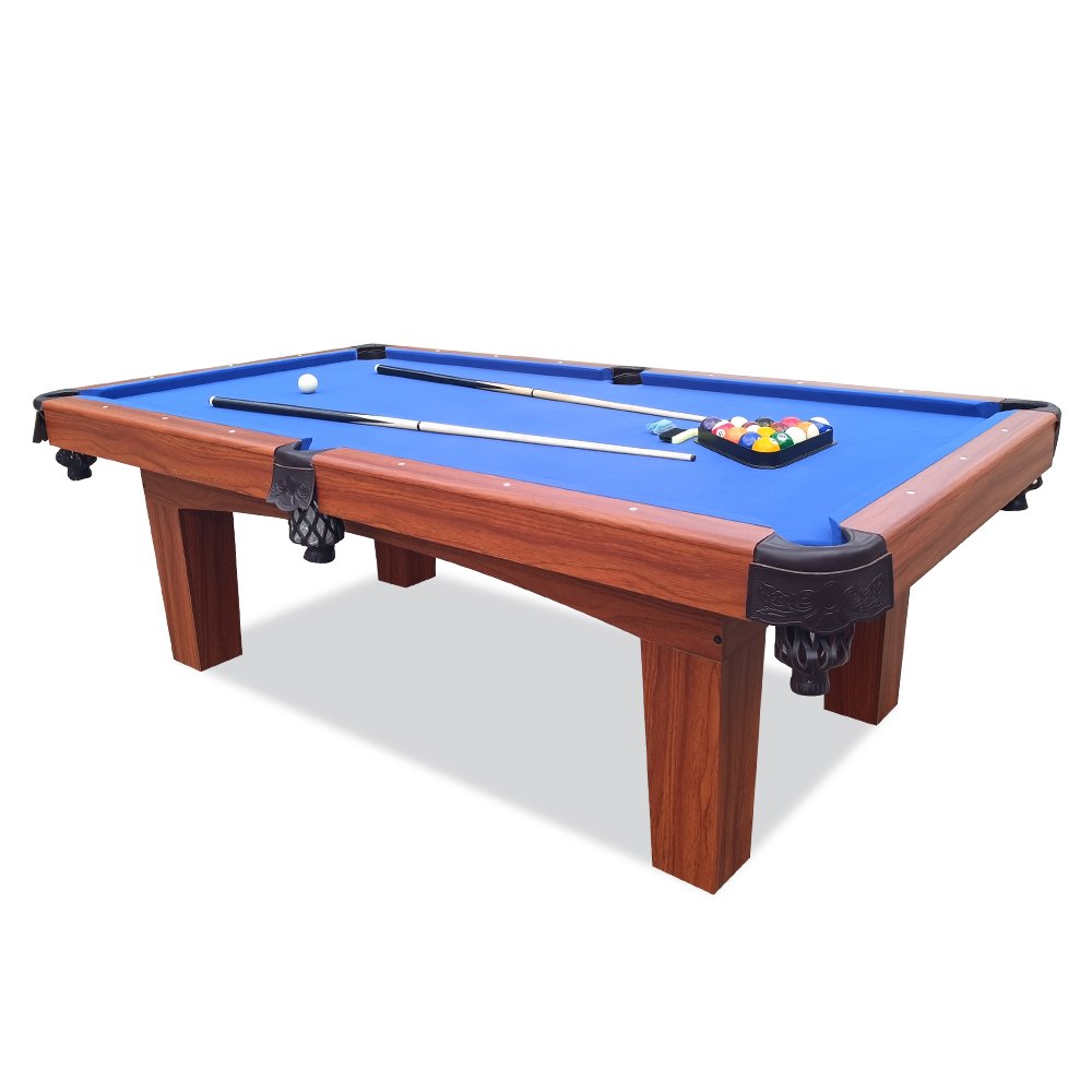 High Quality Indoor Billiard 8ft 9ft American Style Snooker Pool Table Cloth Customized Leather&Iron Pocket With Plastic Leveler