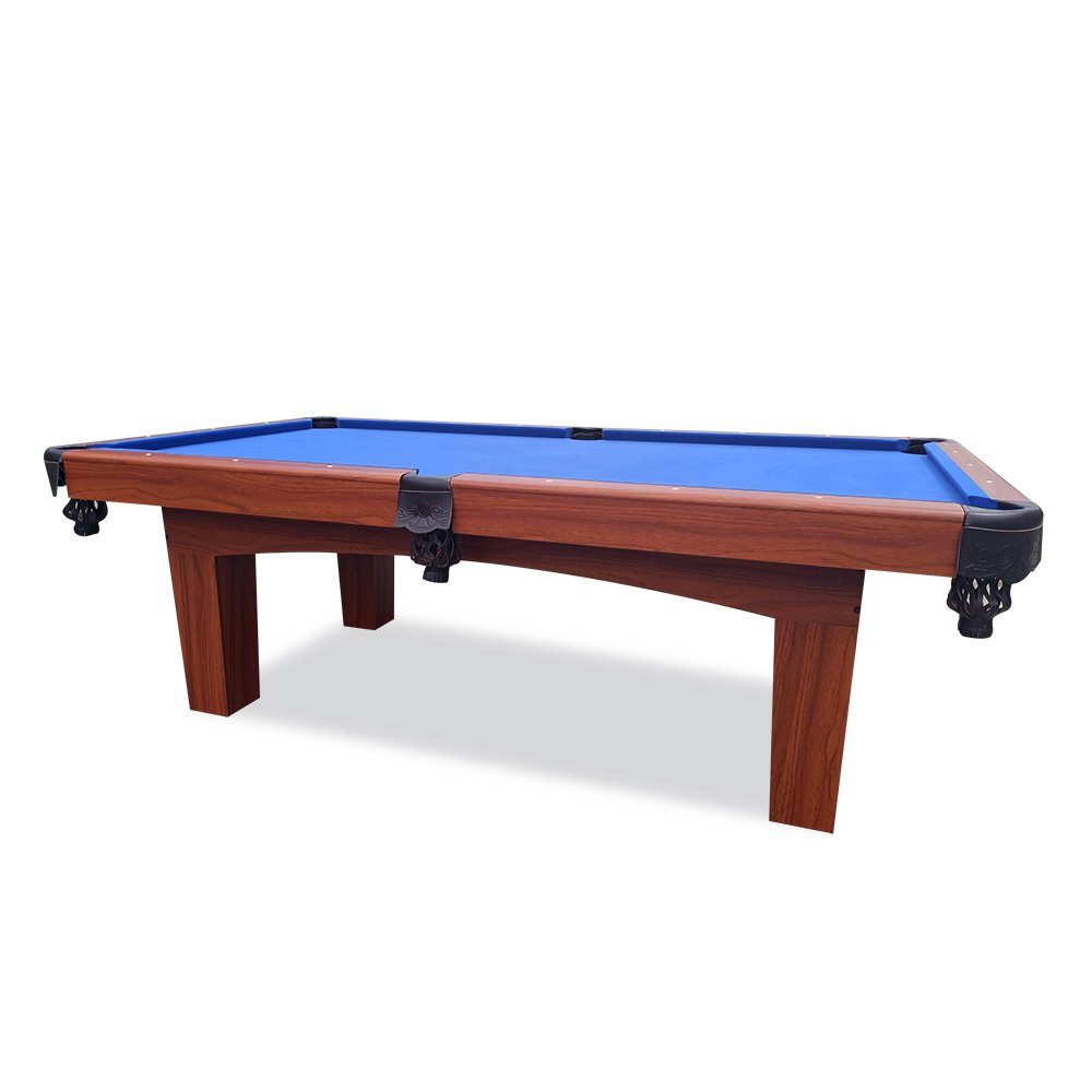 High Quality Indoor Billiard 8ft 9ft American Style Snooker Pool Table Cloth Customized Leather&Iron Pocket With Plastic Leveler