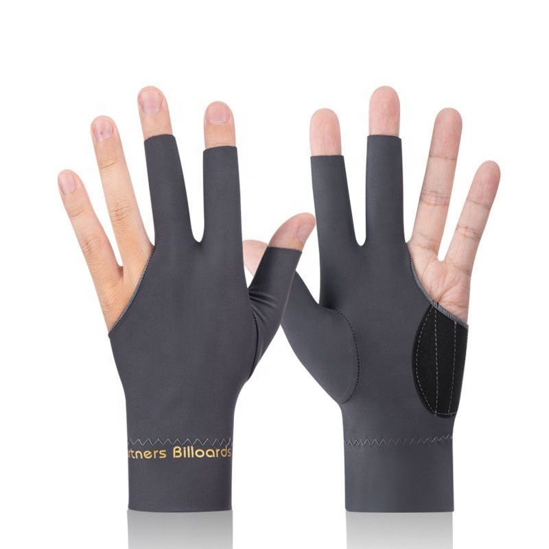 2023 New Wholesale Promotion Price Snooker & Billiard Table Game 3 Open Finger Gloves for Sale